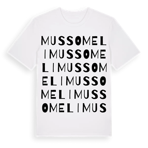 Mussomeli ordlek t-shirt – ekologisk bomull t-shirt från Pinshirt