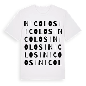 Nicolosi ordlek t-shirt – ekologisk bomull t-shirt från Pinshirt