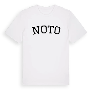 Noto böjd t-shirt – ekologisk bomull t-shirt från Pinshirt