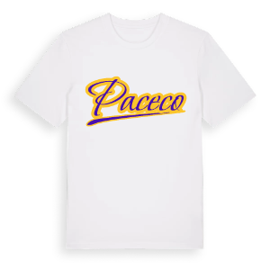 Paceco baseball t-shirt – ekologisk bomull t-shirt från Pinshirt