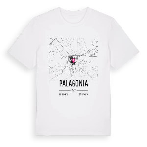 Palagonia karta t-shirt – ekologisk bomull t-shirt från Pinshirt