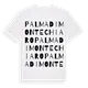Palma di Montechiaro ordlek t-shirt