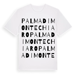 Palma di Montechiaro ordlek t-shirt – ekologisk bomull t-shirt från Pinshirt