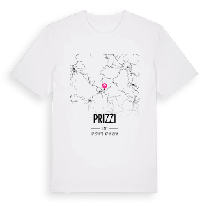 Prizzi karta t-shirt – ekologisk bomull t-shirt från Pinshirt