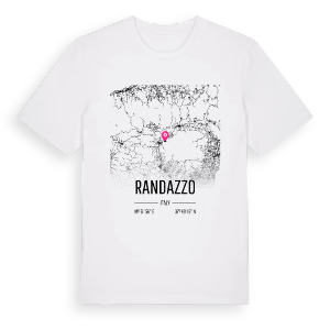 Randazzo karta t-shirt – ekologisk bomull t-shirt från Pinshirt