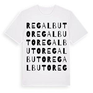 Regalbuto ordlek t-shirt – ekologisk bomull t-shirt från Pinshirt