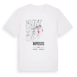 Riposto karta t-shirt – ekologisk bomull t-shirt från Pinshirt