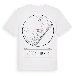 Roccalumera t-shirt – ekologisk bomull t-shirt från Pinshirt