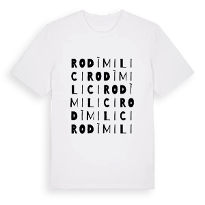 Rodì Milici ordlek t-shirt – ekologisk bomull t-shirt från Pinshirt