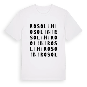 Rosolini ordlek t-shirt – ekologisk bomull t-shirt från Pinshirt