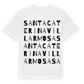 Santa Caterina Villarmosa ordlek t-shirt