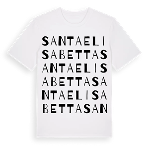 Santa Elisabetta ordlek t-shirt – ekologisk bomull t-shirt från Pinshirt