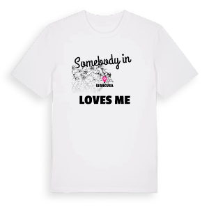 Någon i Siracusa älskar mig t-shirt – ekologisk bomull t-shirt från Pinshirt