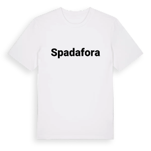 Spadafora fetstil t-shirt – ekologisk bomull t-shirt från Pinshirt