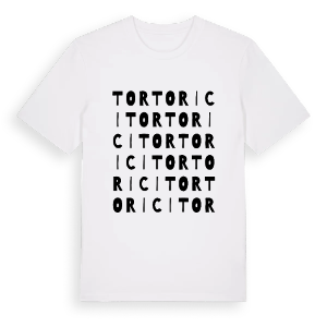 Tortorici ordlek t-shirt – ekologisk bomull t-shirt från Pinshirt