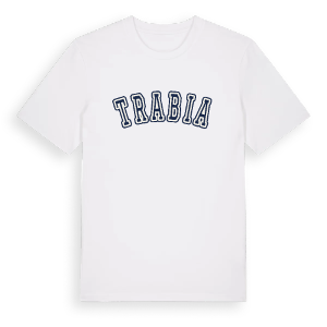 Trabia college t-shirt – ekologisk bomull t-shirt från Pinshirt