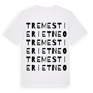Tremestieri Etneo ordlek t-shirt – ekologisk bomull t-shirt från Pinshirt