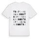 Tripi-Abakainon ordlek t-shirt