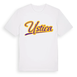 Ustica baseball t-shirt – ekologisk bomull t-shirt från Pinshirt