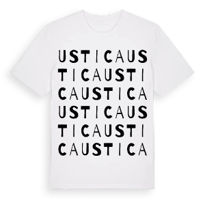 Ustica ordlek t-shirt – ekologisk bomull t-shirt från Pinshirt