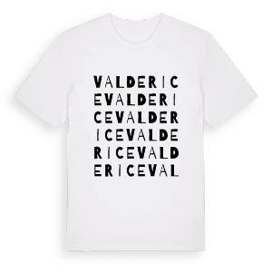 Valderice ordlek t-shirt – ekologisk bomull t-shirt från Pinshirt