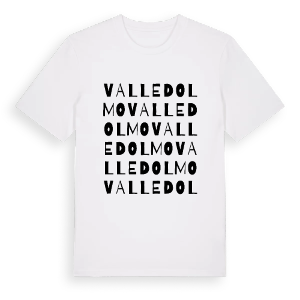 Valledolmo ordlek t-shirt – ekologisk bomull t-shirt från Pinshirt