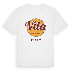 Vita cirkel t-shirt – ekologisk bomull t-shirt från Pinshirt