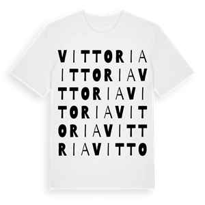 Vittoria ordlek t-shirt – ekologisk bomull t-shirt från Pinshirt
