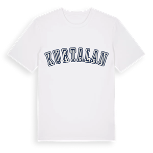 Kurtalan college t-shirt – ekologisk bomull t-shirt från Pinshirt