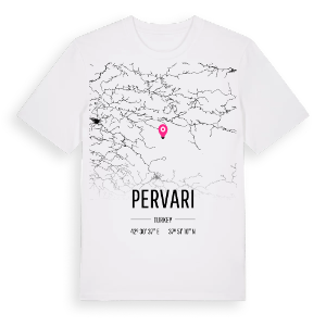 Pervari karta t-shirt – ekologisk bomull t-shirt från Pinshirt