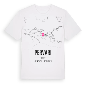 Pervari karta t-shirt – ekologisk bomull t-shirt från Pinshirt