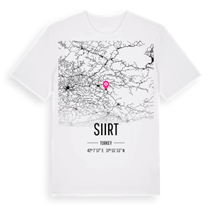 Siirt karta t-shirt – ekologisk bomull t-shirt från Pinshirt