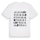 Abalı Köyü ordlek t-shirt