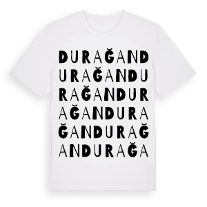 Durağan ordlek t-shirt – ekologisk bomull t-shirt från Pinshirt
