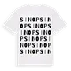 Sinop ordlek t-shirt