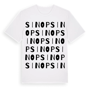 Sinop ordlek t-shirt – ekologisk bomull t-shirt från Pinshirt