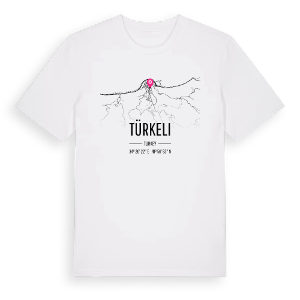 Türkeli karta t-shirt – ekologisk bomull t-shirt från Pinshirt