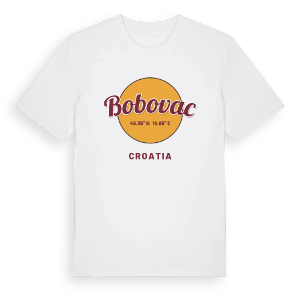 Bobovac cirkel t-shirt – ekologisk bomull t-shirt från Pinshirt