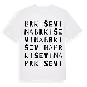 Brkiševina ordlek t-shirt – ekologisk bomull t-shirt från Pinshirt