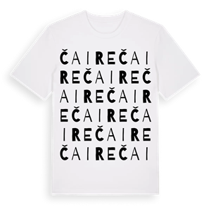 Čaire ordlek t-shirt – ekologisk bomull t-shirt från Pinshirt