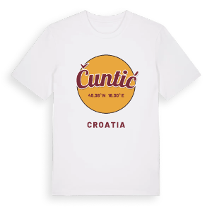 Čuntić cirkel t-shirt – ekologisk bomull t-shirt från Pinshirt
