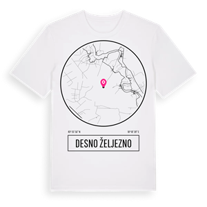 Desno Željezno t-shirt – ekologisk bomull t-shirt från Pinshirt