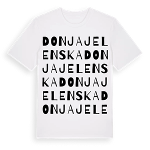 Donja Jelenska ordlek t-shirt – ekologisk bomull t-shirt från Pinshirt