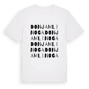 Donja Mlinoga ordlek t-shirt – ekologisk bomull t-shirt från Pinshirt