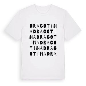 Dragotina ordlek t-shirt – ekologisk bomull t-shirt från Pinshirt