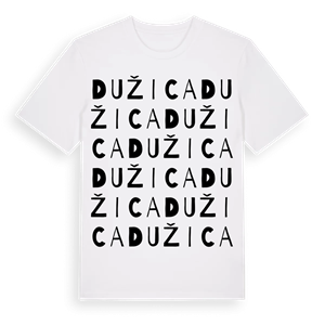 Dužica ordlek t-shirt – ekologisk bomull t-shirt från Pinshirt