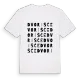 Dvorišće ordlek t-shirt