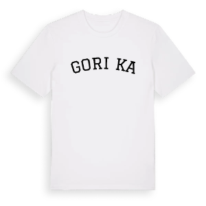 Gorička böjd t-shirt – ekologisk bomull t-shirt från Pinshirt