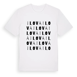 Ilova ordlek t-shirt – ekologisk bomull t-shirt från Pinshirt