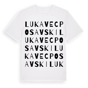 Lukavec Posavski ordlek t-shirt – ekologisk bomull t-shirt från Pinshirt